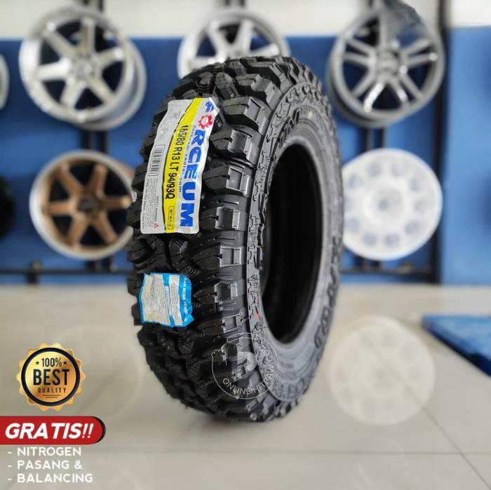 Ban Model Offroad Ban Pacul Ring 13 Untuk Grandmax Futura L300 Merk Forceum M/T 08 Ukuran 165 80 R13