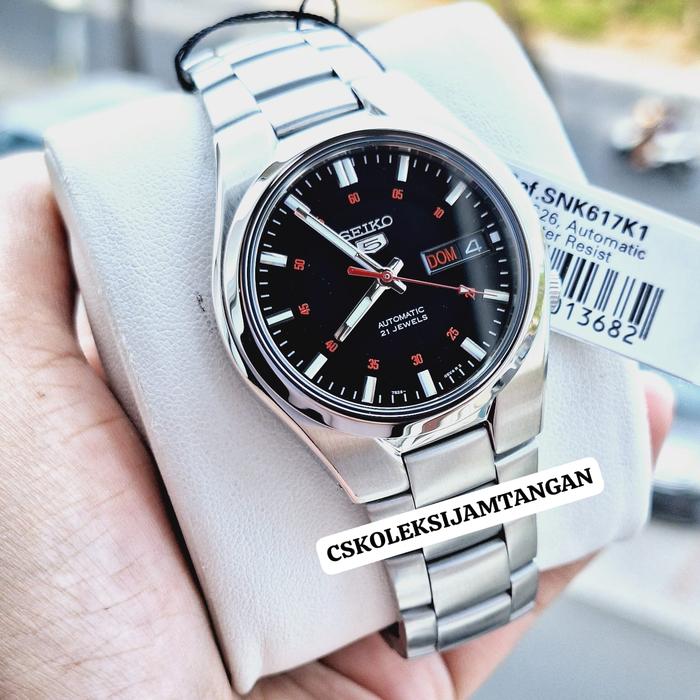 JAM TANGAN PRIA SEIKO 5 AUTOMATIC SNK617K1 SNK617 ORIGINAL BERGARANSI