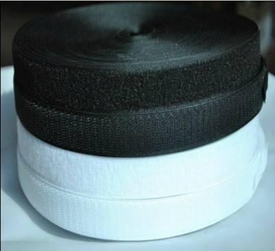 velcro / magic tape /perekat hitam putih 5cm = 2"