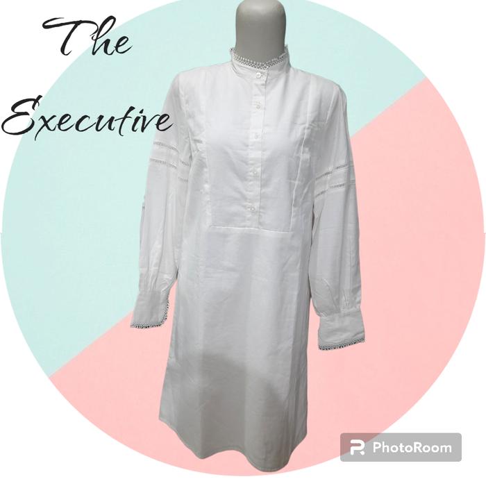 Tunik kemeja Putih TX the executive
