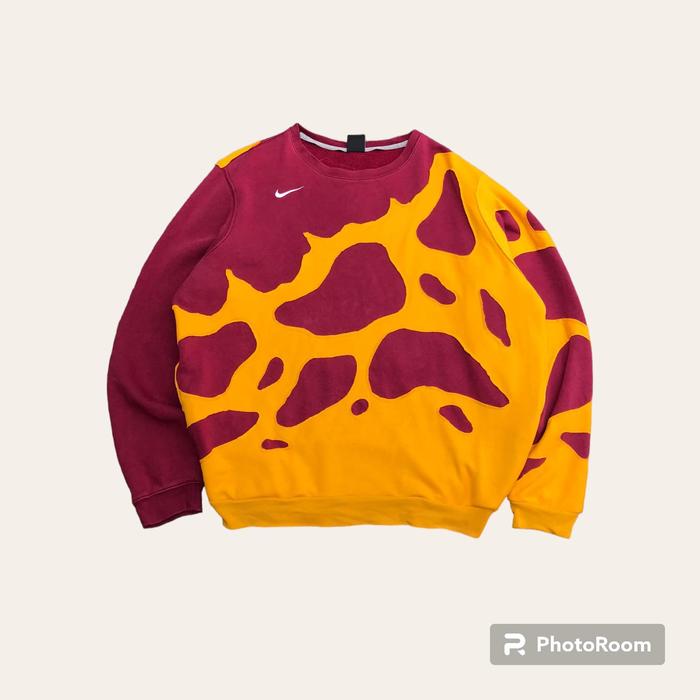 reworked hoodie crewneck nike lava