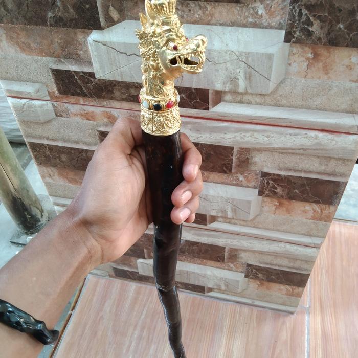 TONGKAT KOMANDO AKAR BAHAR FAREASI ALPAKA NAGA balii