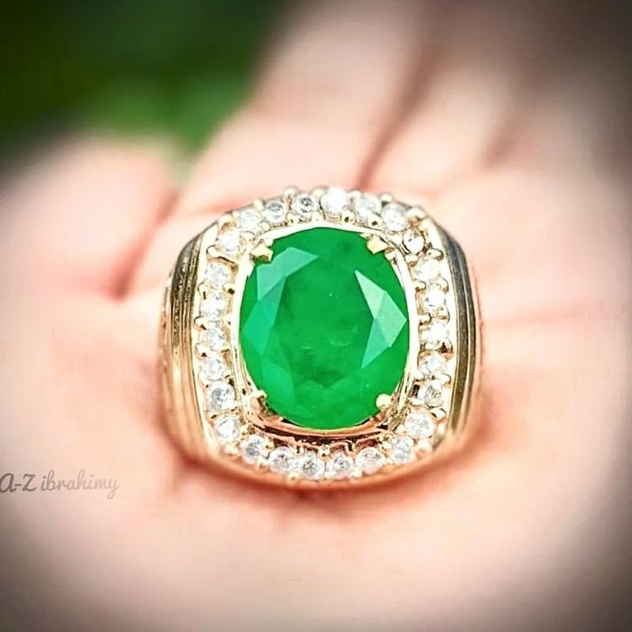 CINCIN BATU ZAMRUD ZAMBIA ORIGINAL STONE