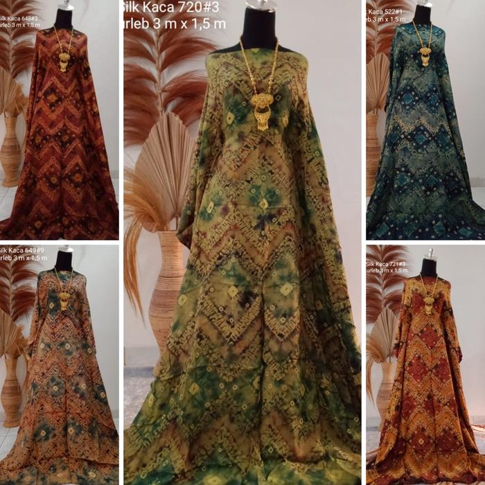 Kain Jumputan Palembang 3 Meter Bahan Dasar Batik Couple Handmade