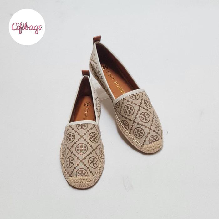 TB T MONOGRAM ESPADRILLE HAZEL JACQUARDD