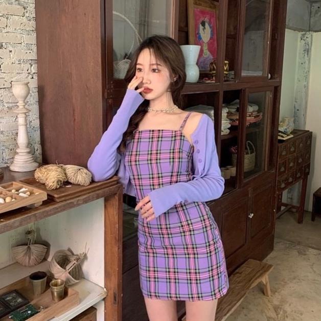 Perry Plaid Dress