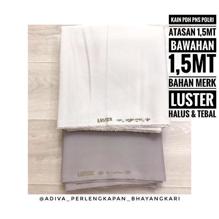 BAHAN KAIN PDH PNS POLRI MEREK LUSTER JUMBO