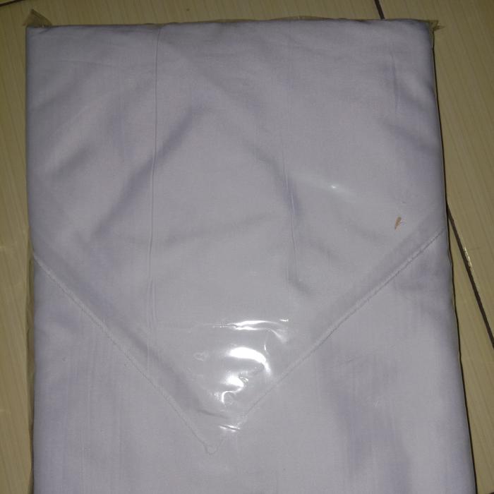 Scraf Pramuka Mitela/ Mitela Kain Halus / Syal Putih
