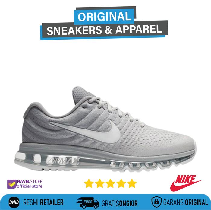NIKE Air Max 2017 Light Bone/Off White Original Resmi BNIB
