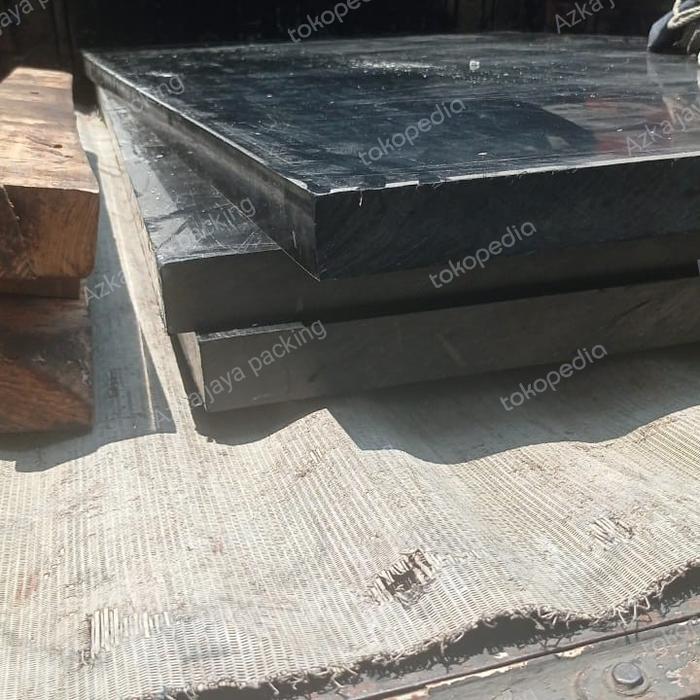 PE SHEET/NYLON PE BLACK LEMBARAN 100MM 1M X 2M