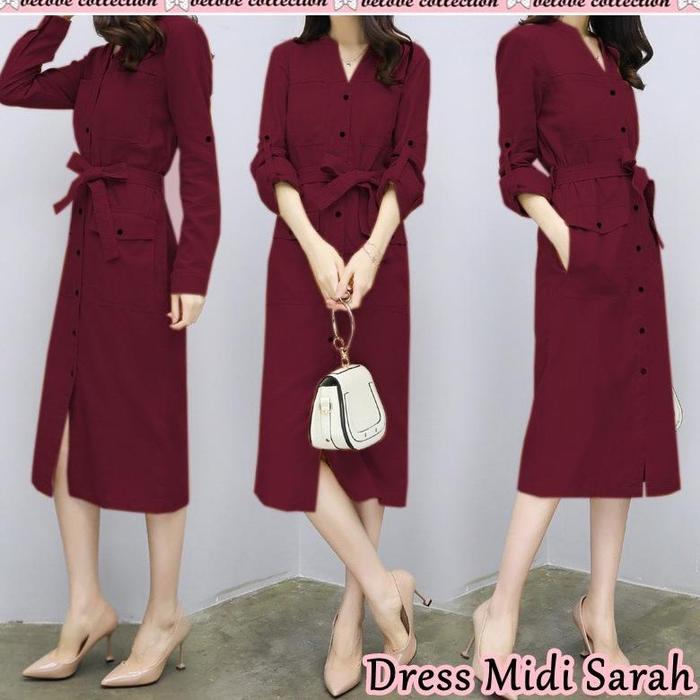 Midi Dress Sarah Wofcrepe