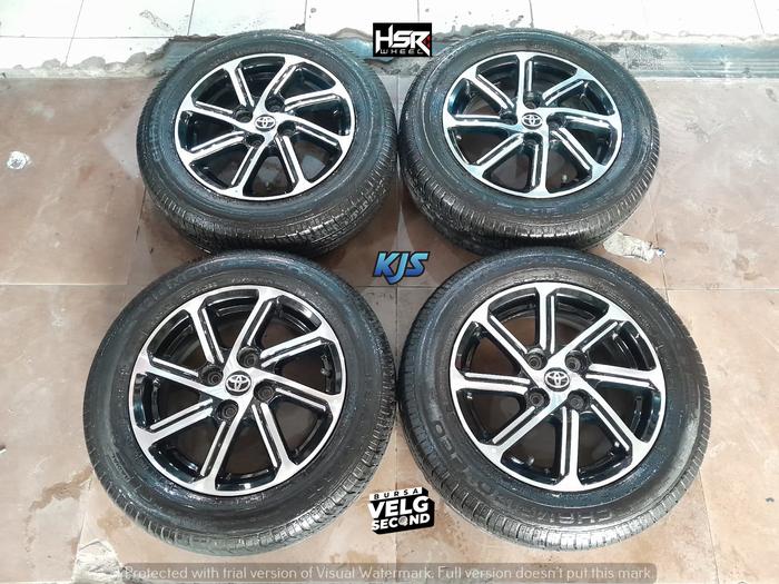 Ready Stok velg seken Copotan mobil Agya Trd + ban 175 65 14