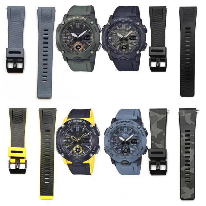 Tali Jam Tangan Casio G-Shock GA2000 Rubber Strap G-Shock GA-2000
