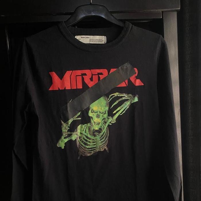 Off White Skull Mirror Longsleeve ORIGINAL