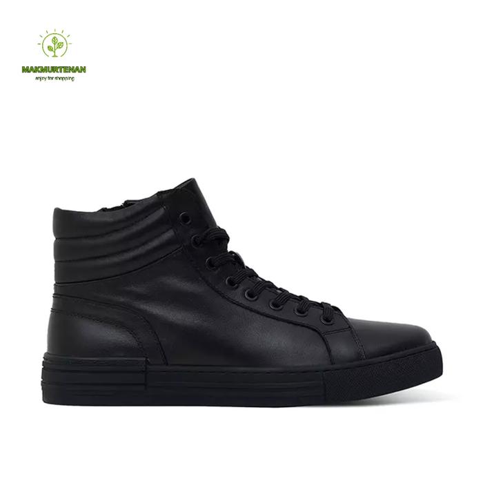 Sepatu Casual Boot Pria Gino Mariani Domer Hitam
