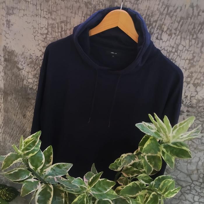 Hoodie Comme Ca Ism Oversize Silhouette Side Slit Fleece Sweater Japan