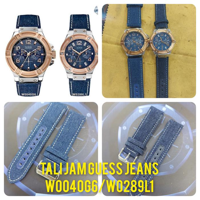 Strap/Tali jam tangan Denim Guess W0040G6/W0289L1
