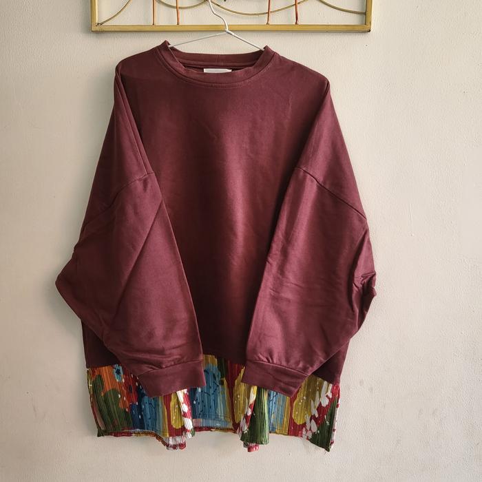 Tops maroon Nadjani preloved original