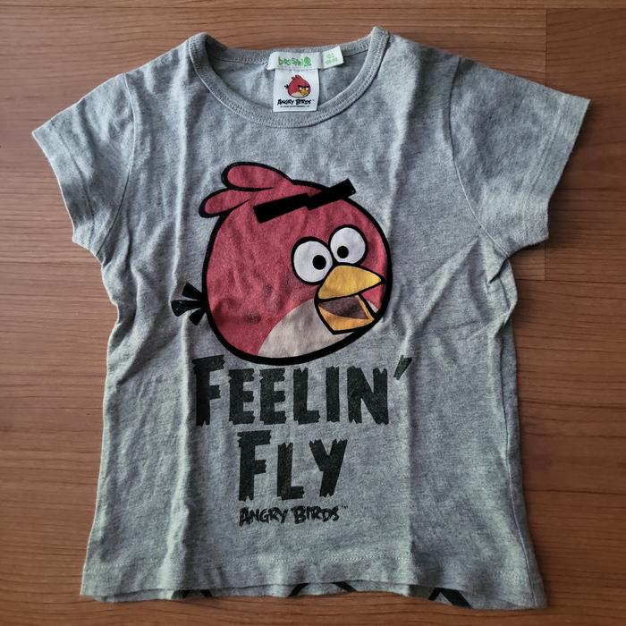 Kaos Angry Bird Anak sz100/ Kaos Bossini Angry Bird
