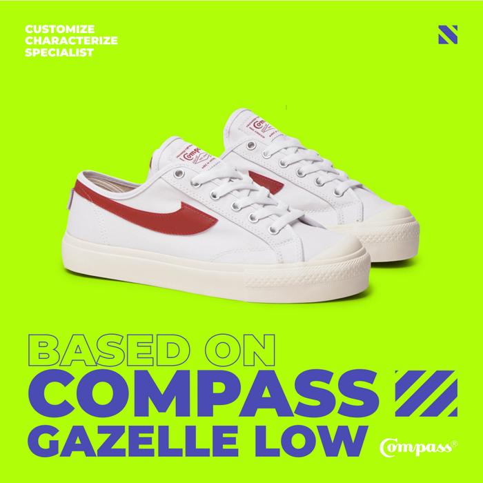 Custom Painting Sepatu Compass Low (Include Sepatu)