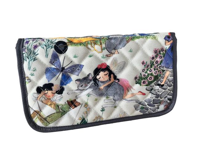 Dompet Lipat Secret Garden Cream
