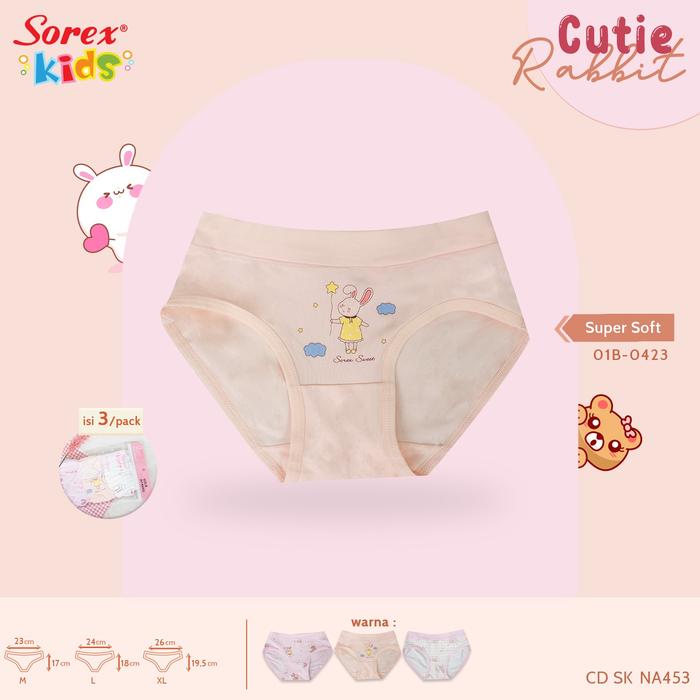 Celana dalam anak perempuan cd anak cewek sorex kids cd sorex anak