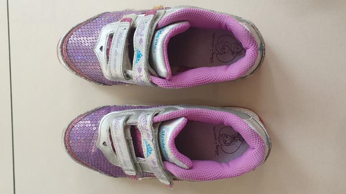 Sepatu Anak Stride Rite Frozen Purple Original