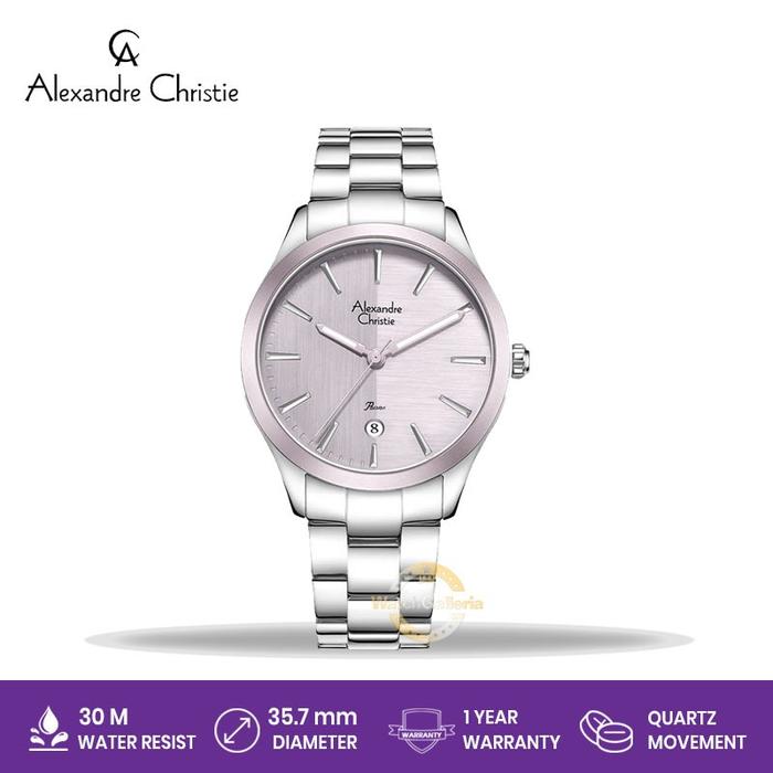 Jam Tangan Wanita Alexandre Christie AC 2A90 LD BSSPU Original Resmi