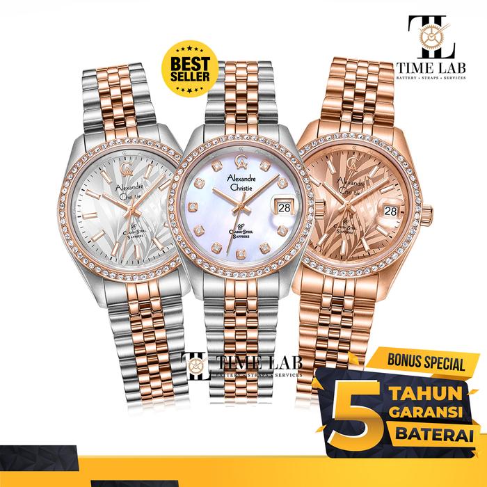 JAM TANGAN WANITA ALEXANDRE CHRISTIE AC5012 LD / AC 5012 LD TIMELAB