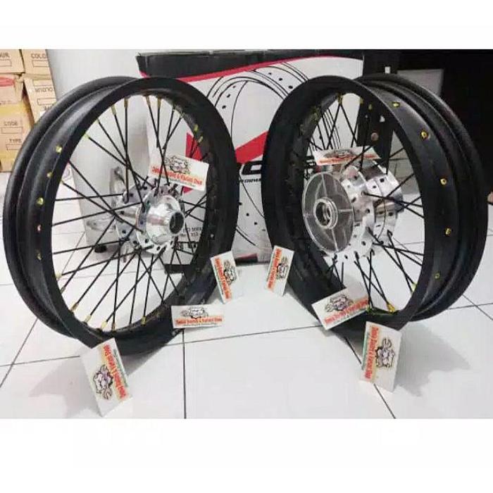 Dejun- Paketan Velg R15 New V3 -Xsr 155 - Vixion R 155 Rossi Xd 250
