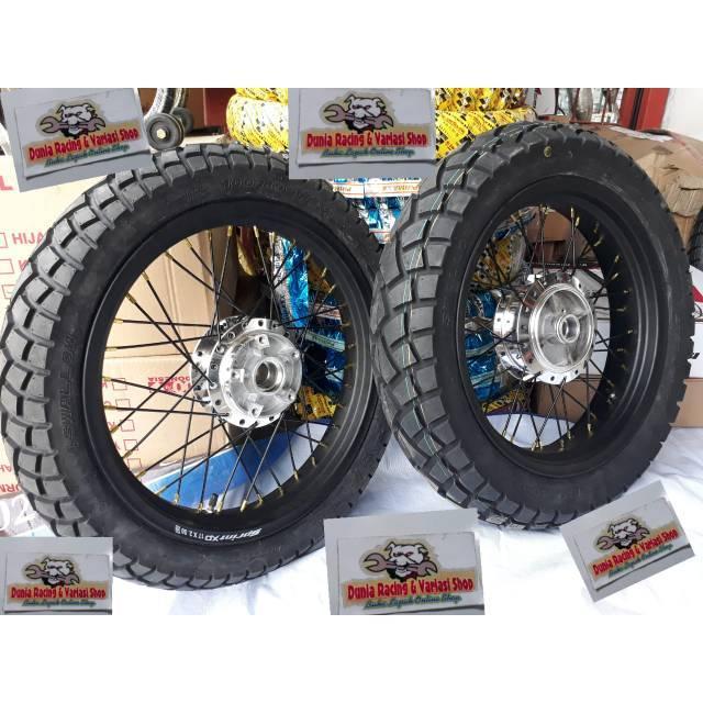 Dejun- Paketan Velg Sama Ban Vixion New Mx King Vixion Old Rx King