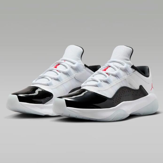 AIR JORDAN 11 CMFT LOW WMNS WHITE BLACK RED DV2629-106