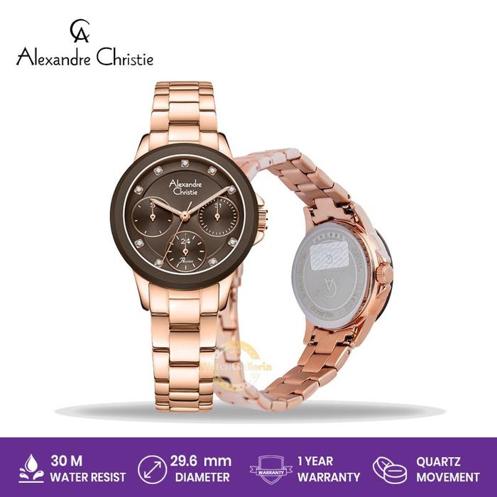 Jam Tangan Wanita Alexandre Christie AC 2A99 BF BRGDB Original Resmi