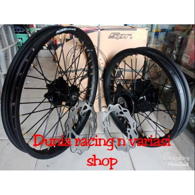 Dejun- Paketan Velg Pelek Crf 150 Ring 16 19 Ring 18 21 Hole 36 Tromol
