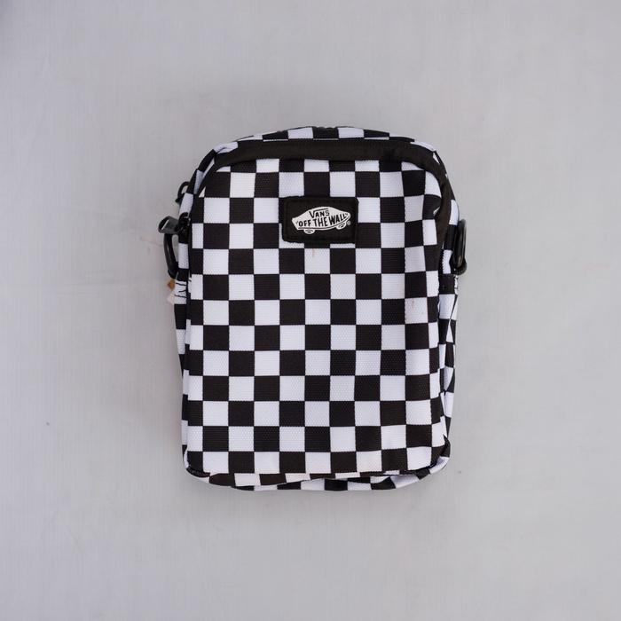 Sling Bag Vans Checkerboard Original / Tas Selempang Vans Catur