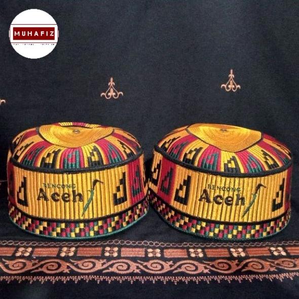 LOKAL - Peci Aceh Asli Bordir / Peci Teuku Umar