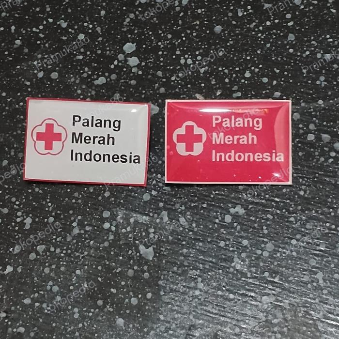 Pin Bros PMI Persegi Panjang Resin - Pin Aksesoris PMI