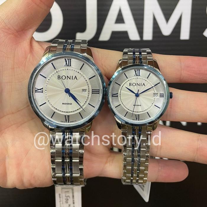 Jam Tangan Couple Bonia BNR172-1113BL / BNR172-2113BL Original