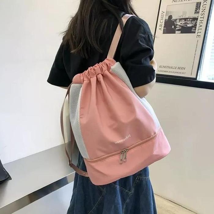 New version LV0312 Tas Travel Ransel Serut Anti Air/ Backpack