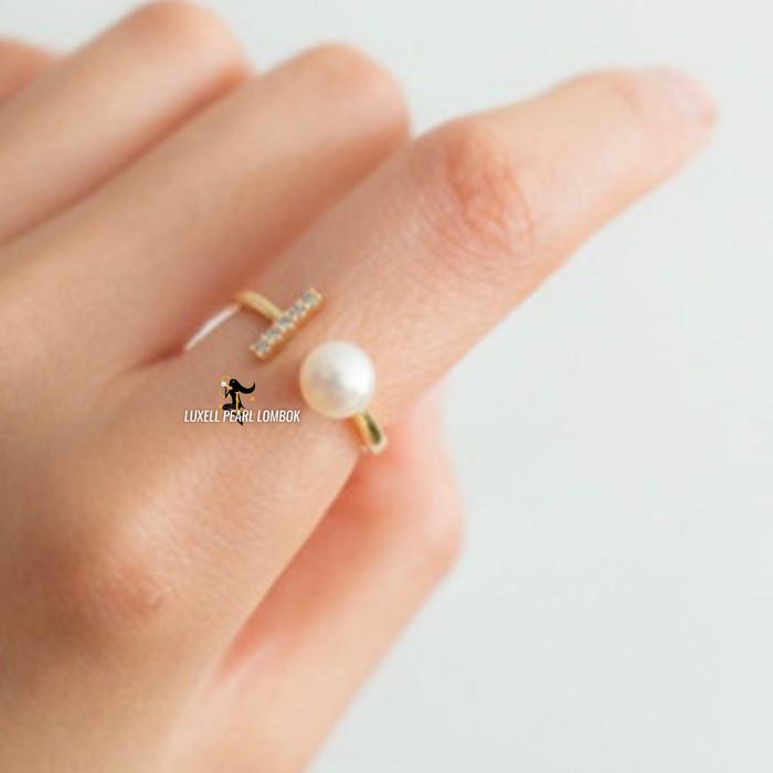 Cincin Mutiara Air Tawar Asli Lombok| Cincin Mutiara air Tawar Asli