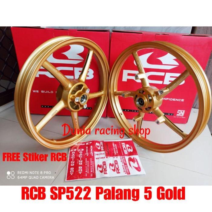 Dejun- Velg Pelek Rcb Satria Fu Sp522 Palang 5 Dan Sp811 Palang 10