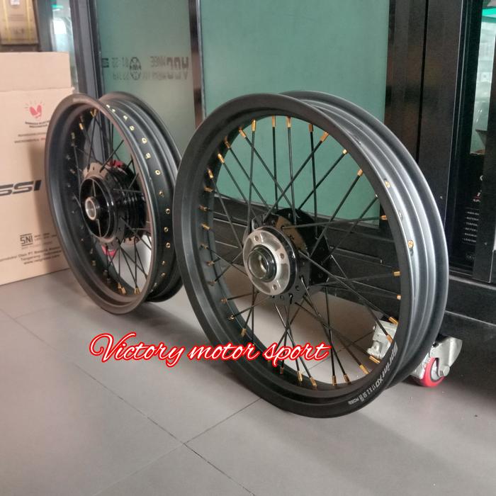 velg set jari jari RX king tapak lebar 250 300 17 tromol original