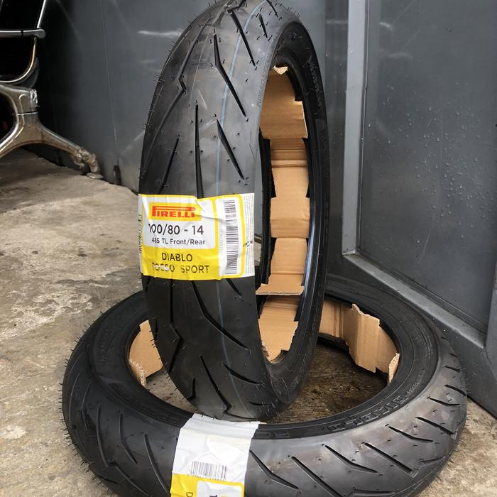 Sepasang Paket Ban Pirelli Diablo Rosso Vario/Pcx Depan Belakang