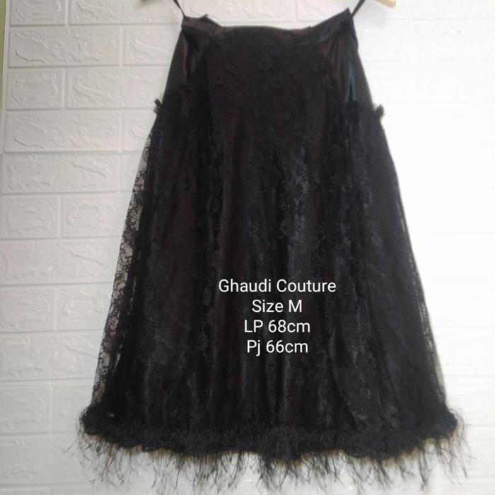 Preloved Midi skirt brokat party by Gaudi second/bekas/thrift