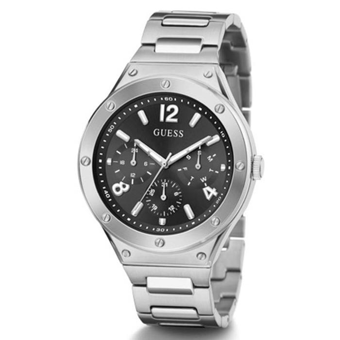 GUESS GW0454G1 Original SCOPE Jam Tangan Pria Analog Silver Stainless