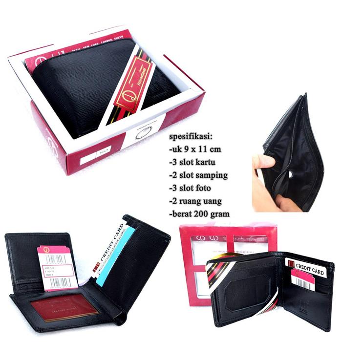 Dompet Pria Dunhil Eco Leather Black