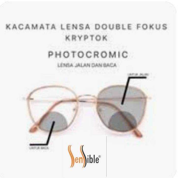 LENSA KRYPTOK PHOTOCROMIC SUNSIBLE DOMAS SATIN LICIN GOSOK RX