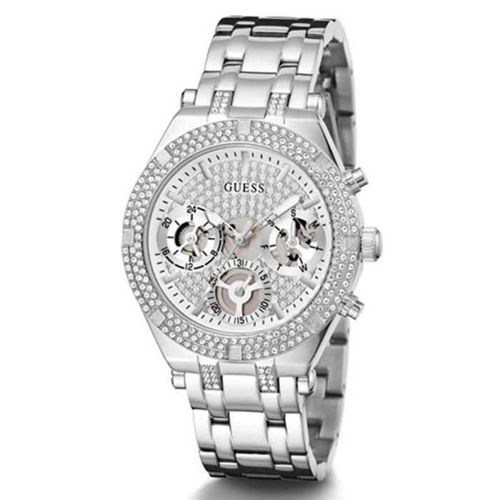 GUESS GW0440L1 Original HEIRESS Jam Tangan Wanita Analog Silver