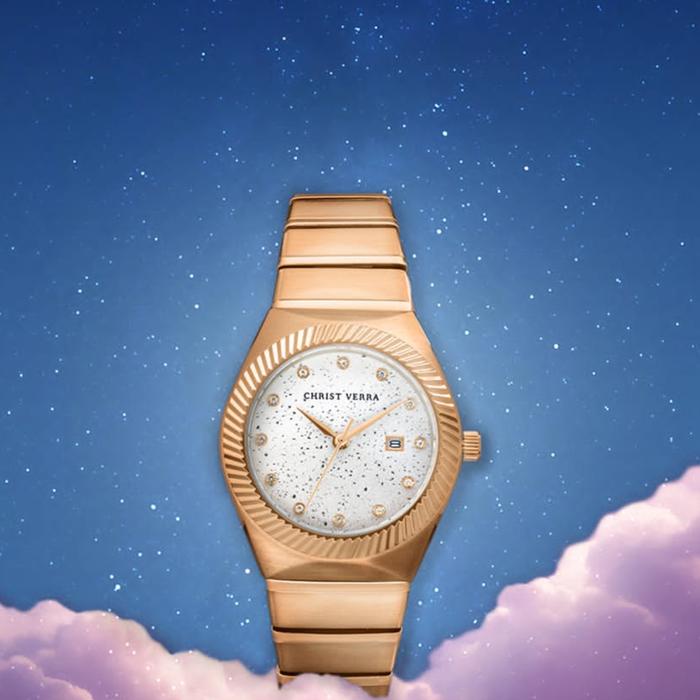 CHRIST VERRA CV922707L JAM TANGAN WANITA ORIGINAL GARANSI RESMI