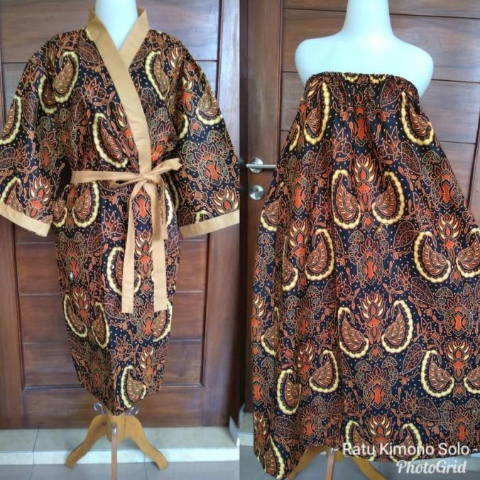 Kemben Kimono batik set